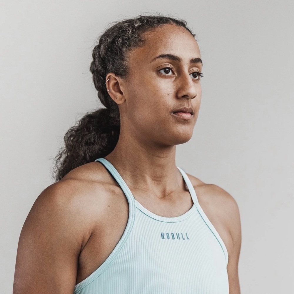NOBULL Blue Racerback Sports Bra Intimates & Sleepwear